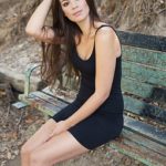 woman with long hair
